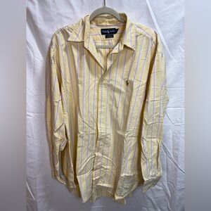 Ralph Lauren Men’s Blake Fit Striped Button Down Shirt XL 100% Cotton